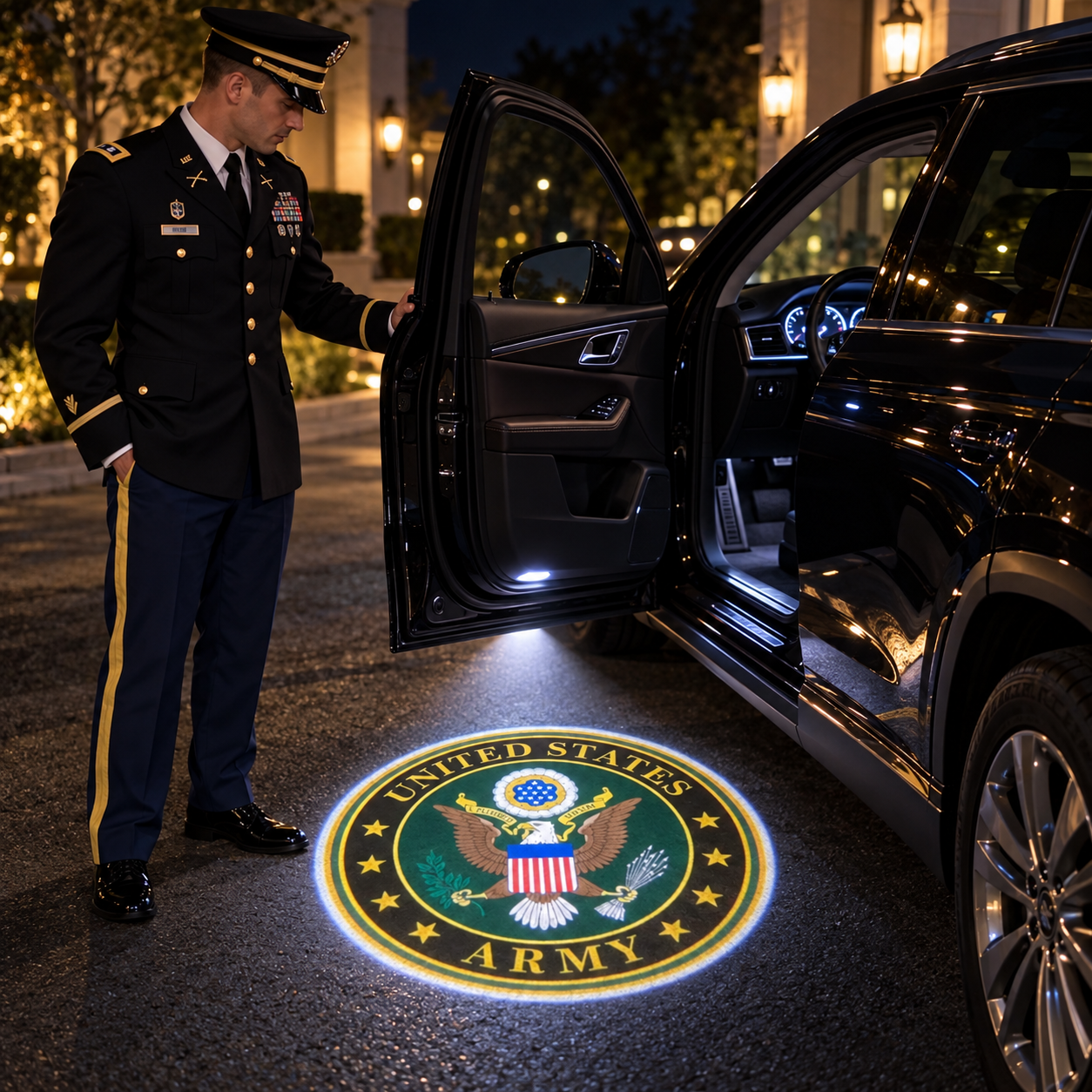 Military Vehicle Welcome Projection
