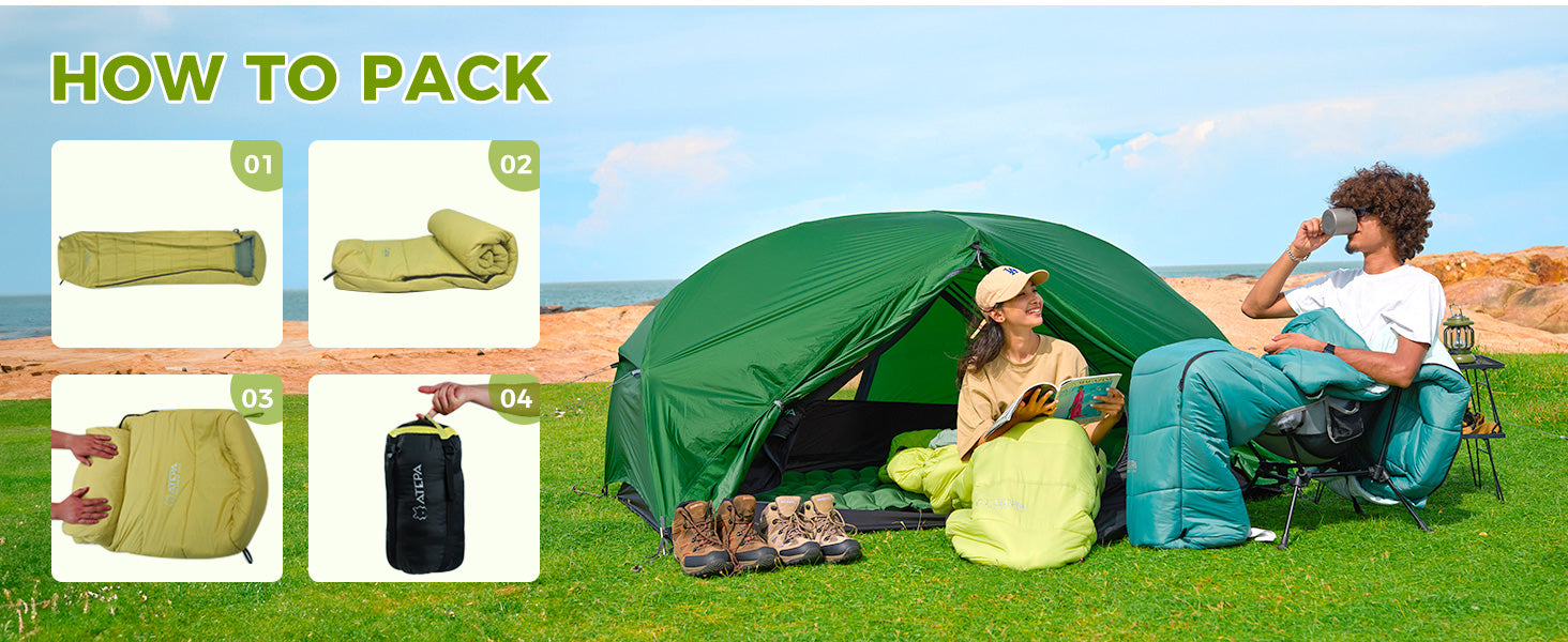 ATEPA KATRINE 250 Sleeping Bag - Women's