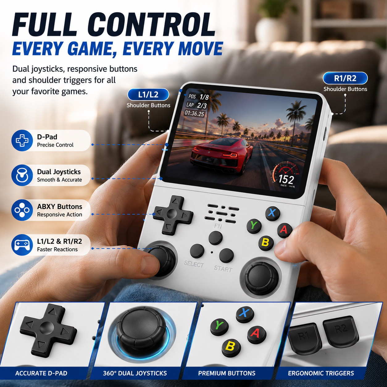 Console layout view