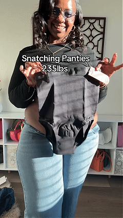 High waisted seamless shaping brief stretch and fit animation