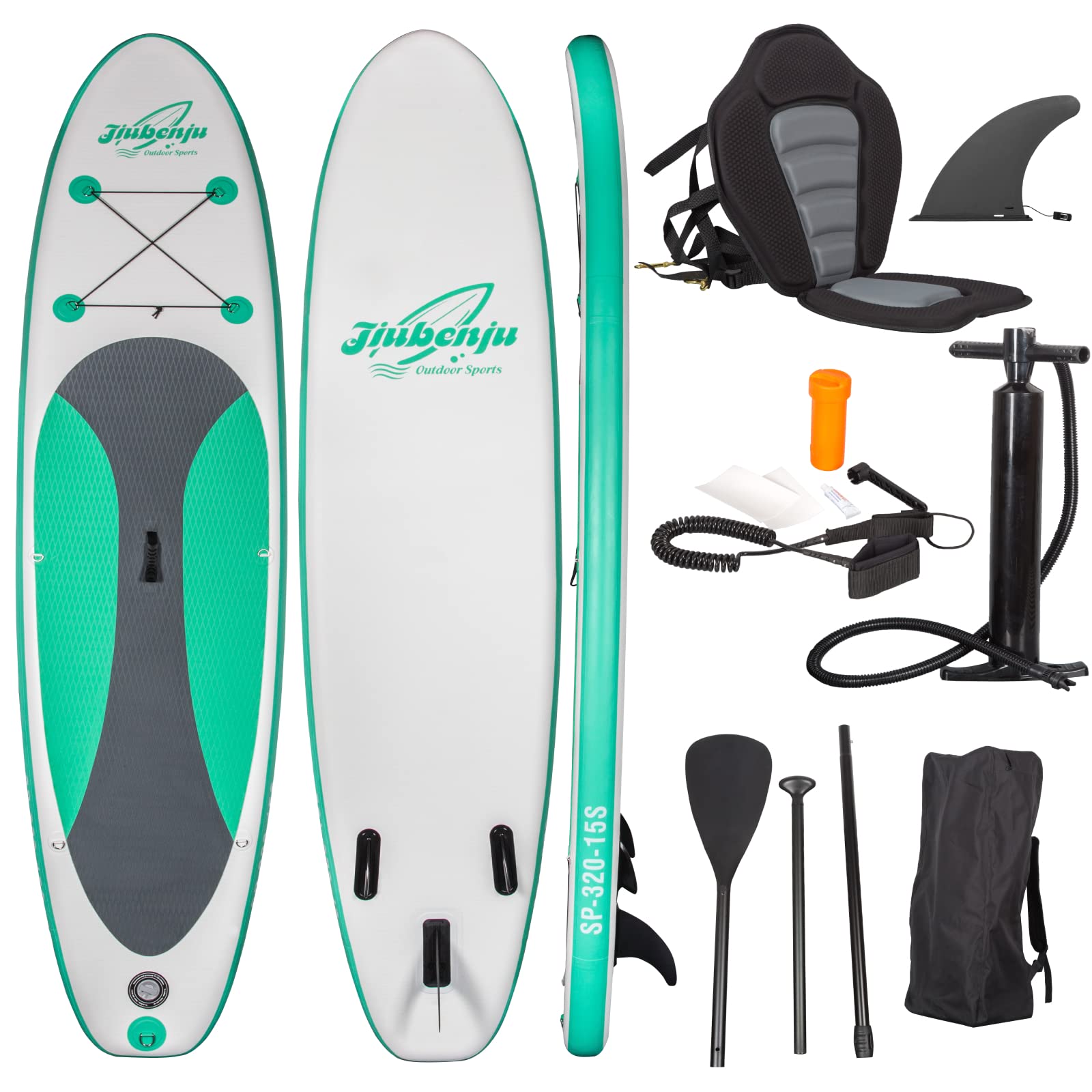 Inflatable Stand Up Paddle Board with Paddle - 10'6"