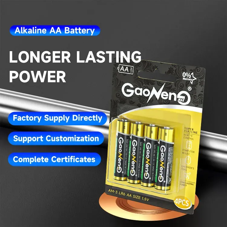 Extreme Performance Alkaline AA Batteries