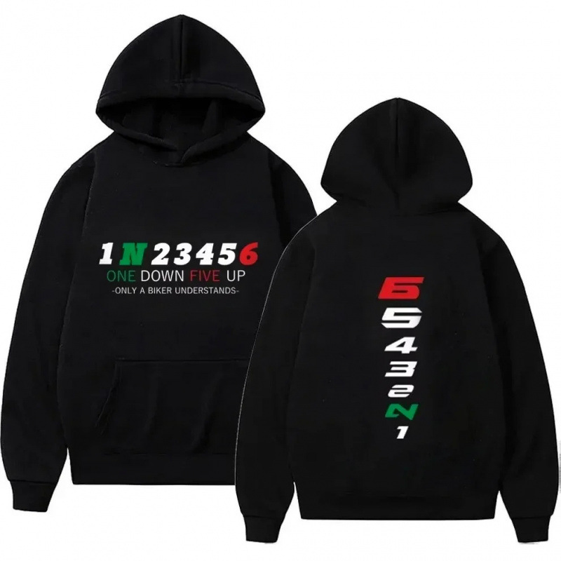 Motorcycle Shift Pattern Hoodie
