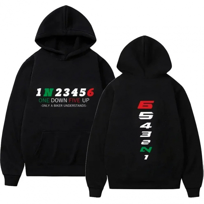 Motorcycle Shift Pattern Hoodie