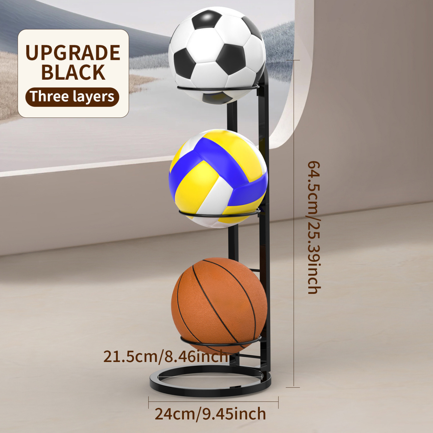 Storage Rack For Sports Balls