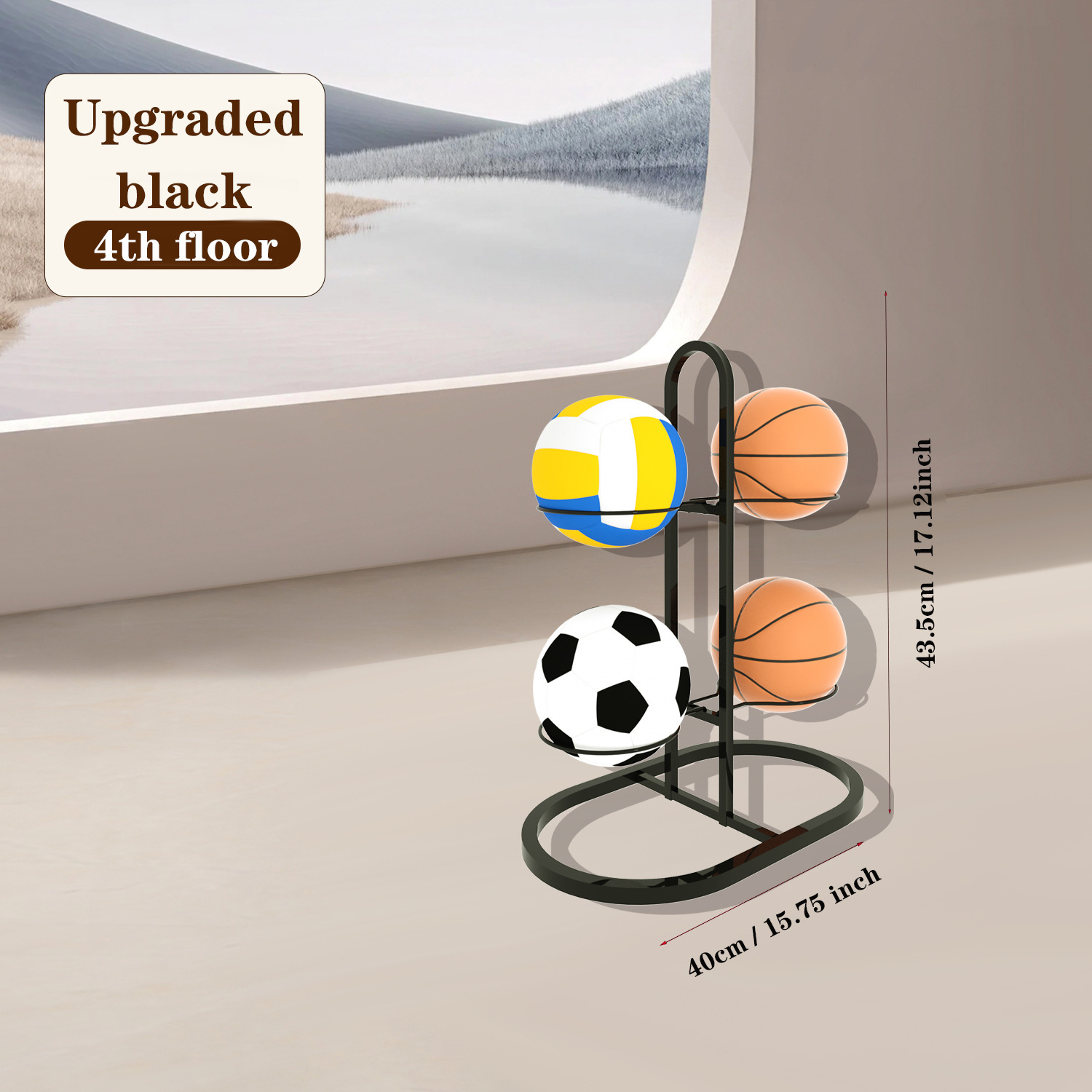 Storage Rack For Sports Balls