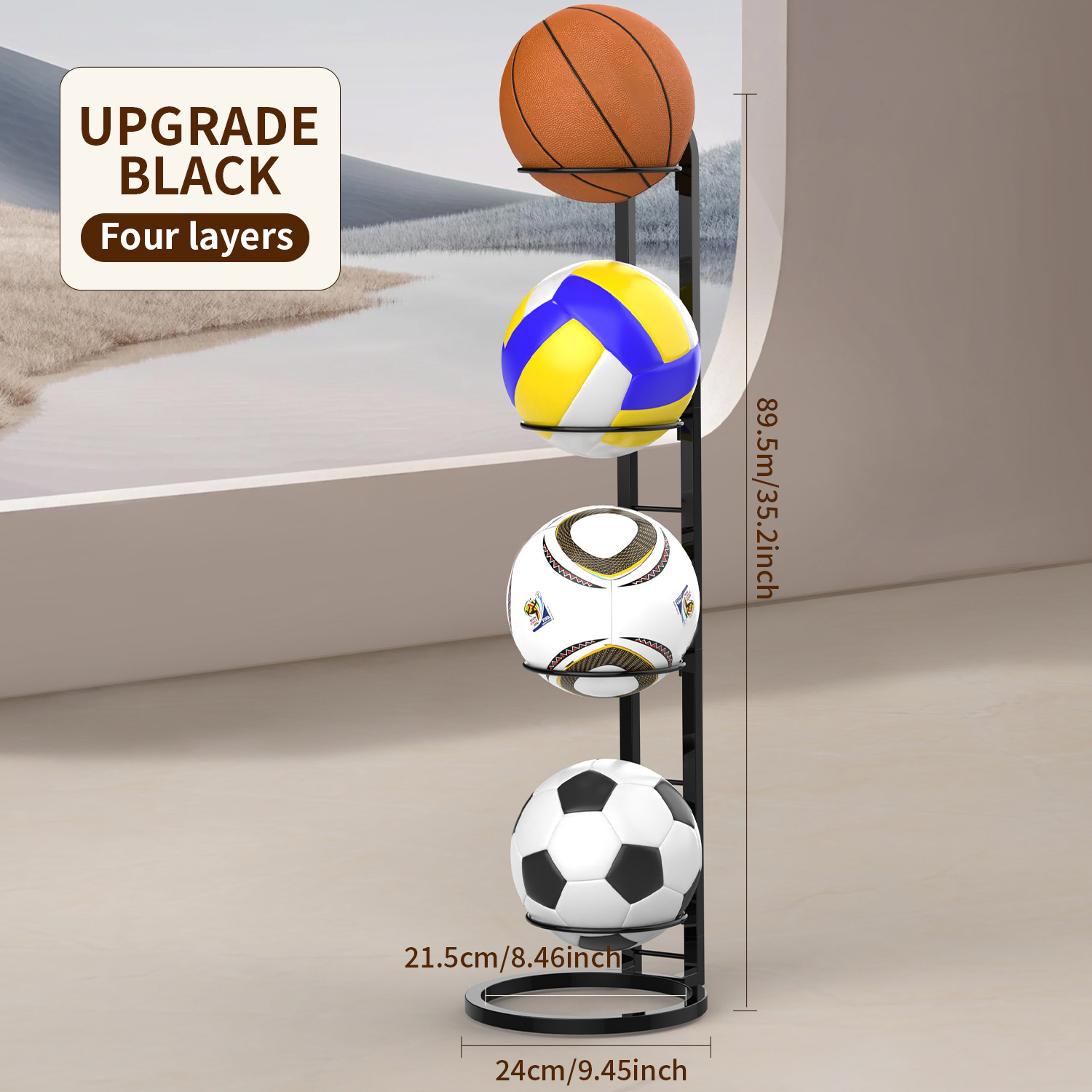 Storage Rack For Sports Balls