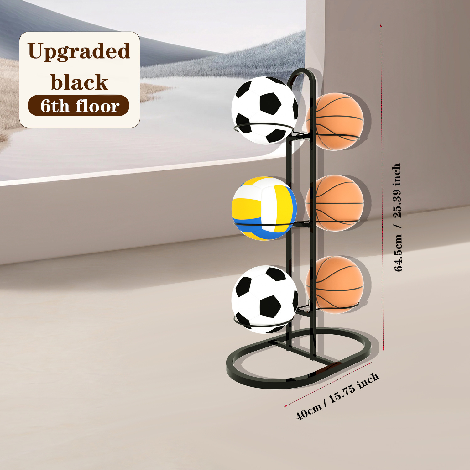 Storage Rack For Sports Balls