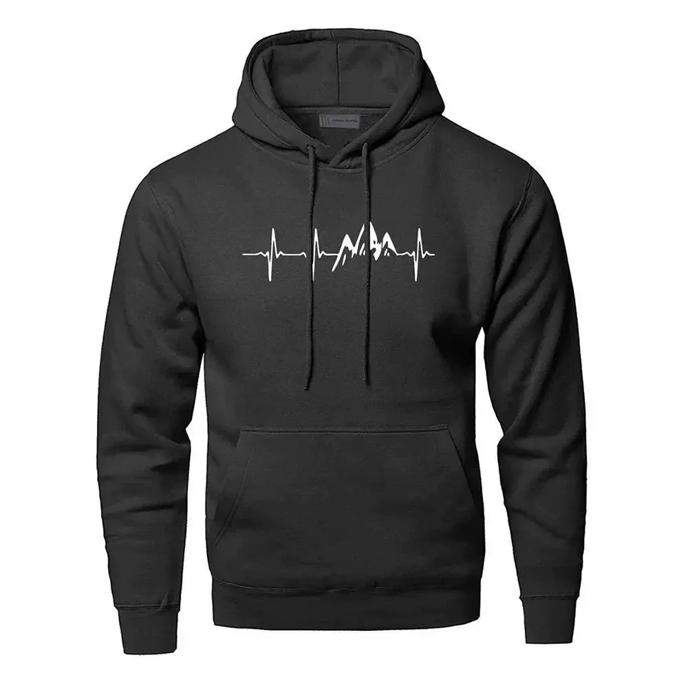 Motorcycle Heartbeat Hoodie