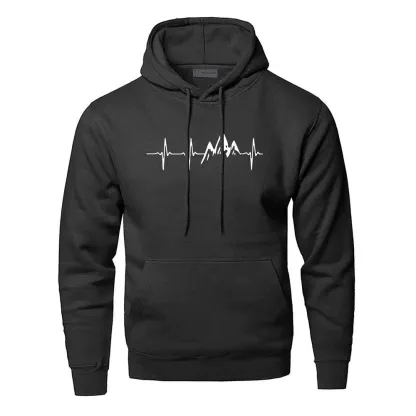Motorcycle Heartbeat Hoodie