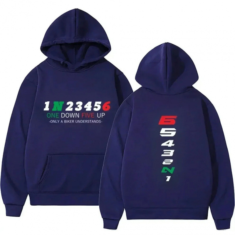 Motorcycle Shift Pattern Hoodie