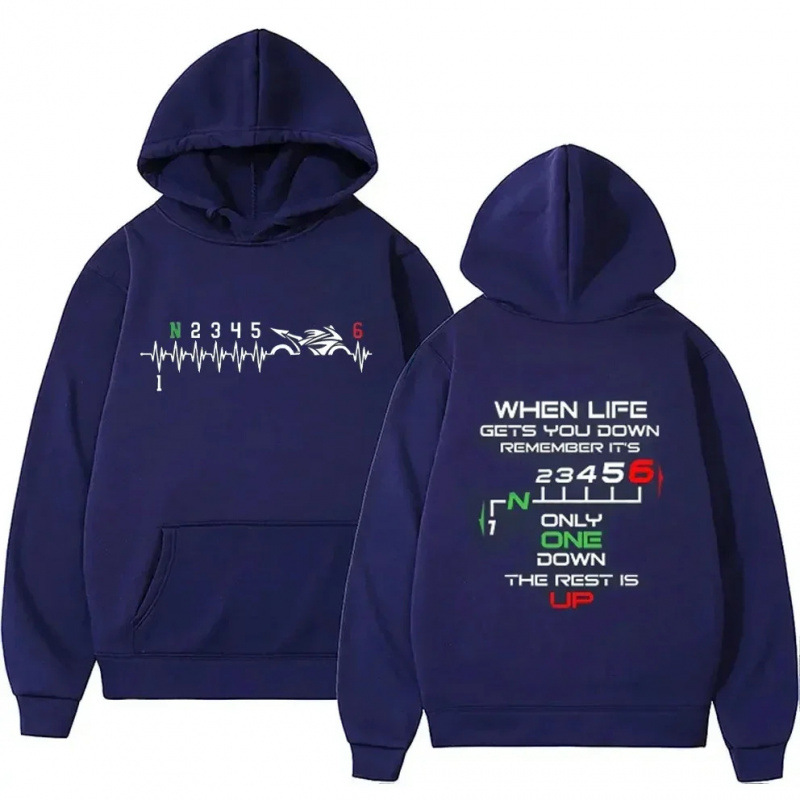 Motorcycle Shift Pattern Hoodie