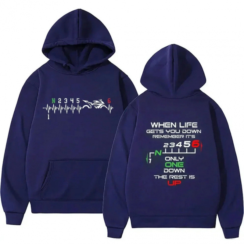 Motorcycle Shift Pattern Hoodie