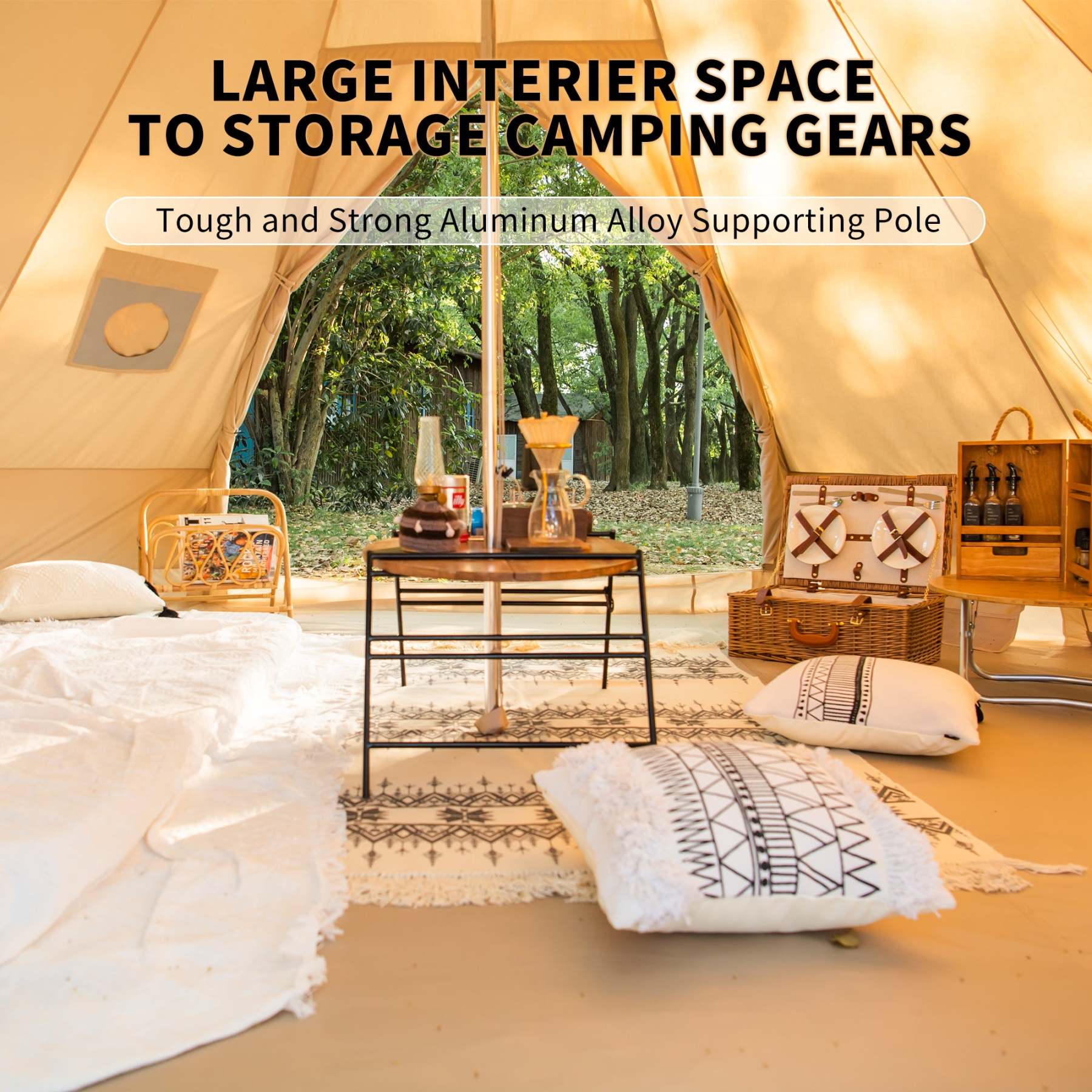 Brighten 12.3 4 Person Glamping Tent