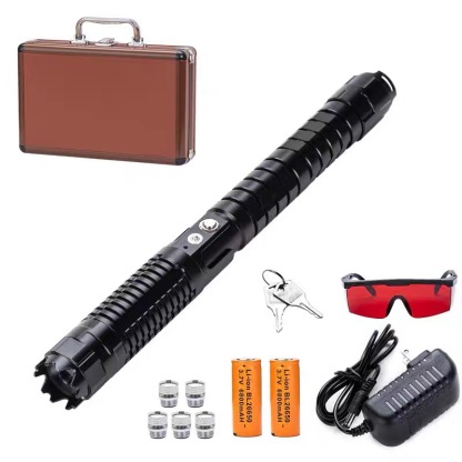 Burning Blue High-Power Tactical Laser Torch- Military Grade Flashlights