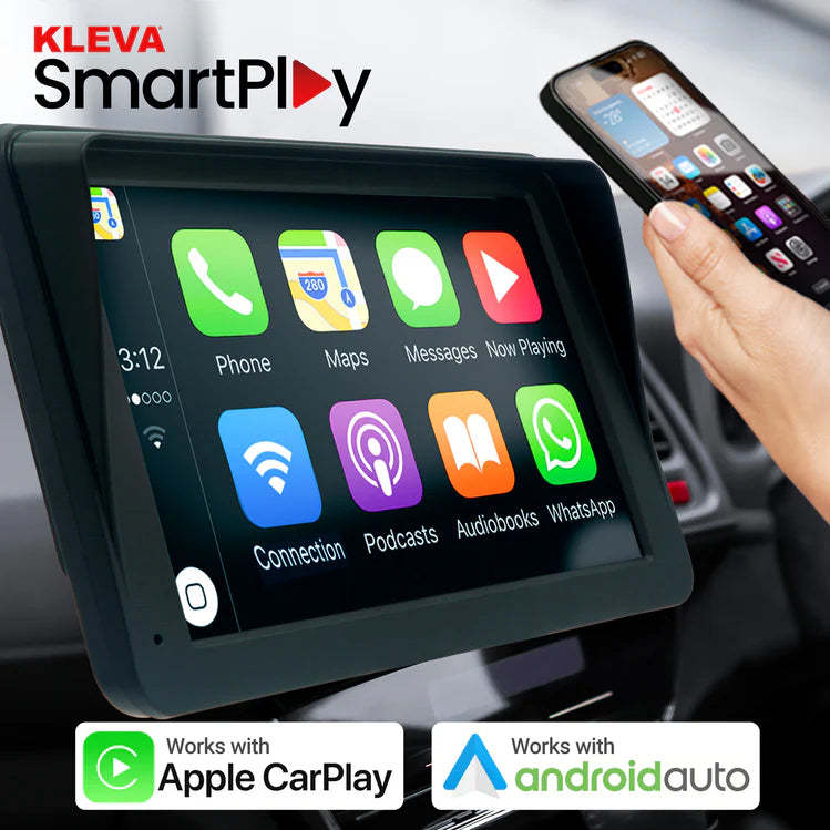 7" HD Touch Portable SmartPlay - Apple CarPlay Android Auto Wireless