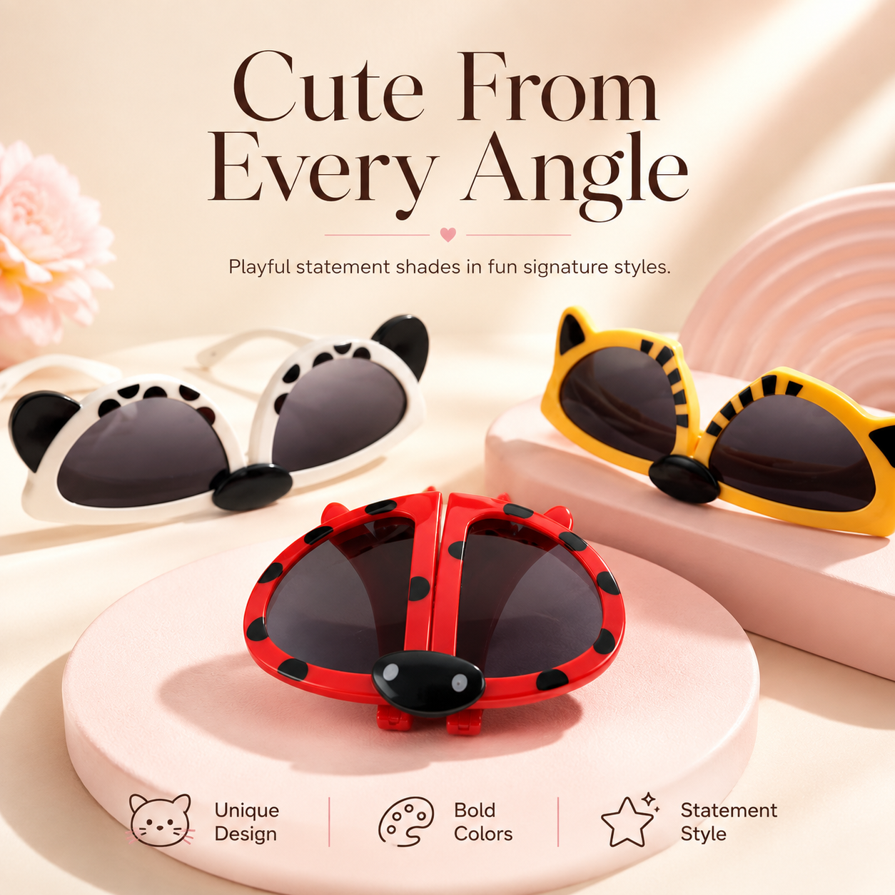 Ladybug sunglasses playful style collection