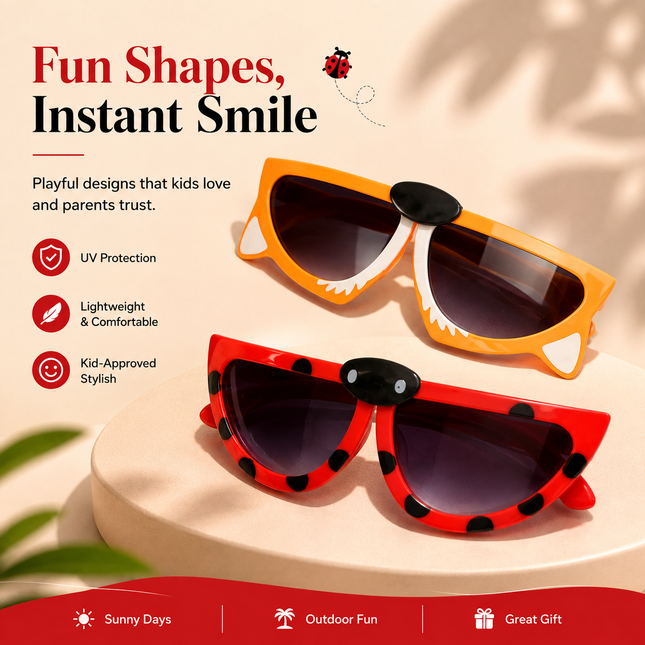 Cute novelty sunglasses gift collection