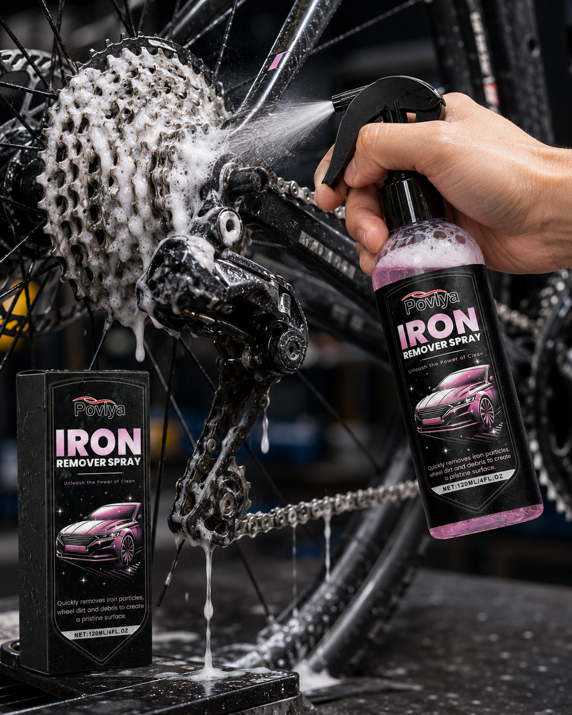 Bike chain cleaning