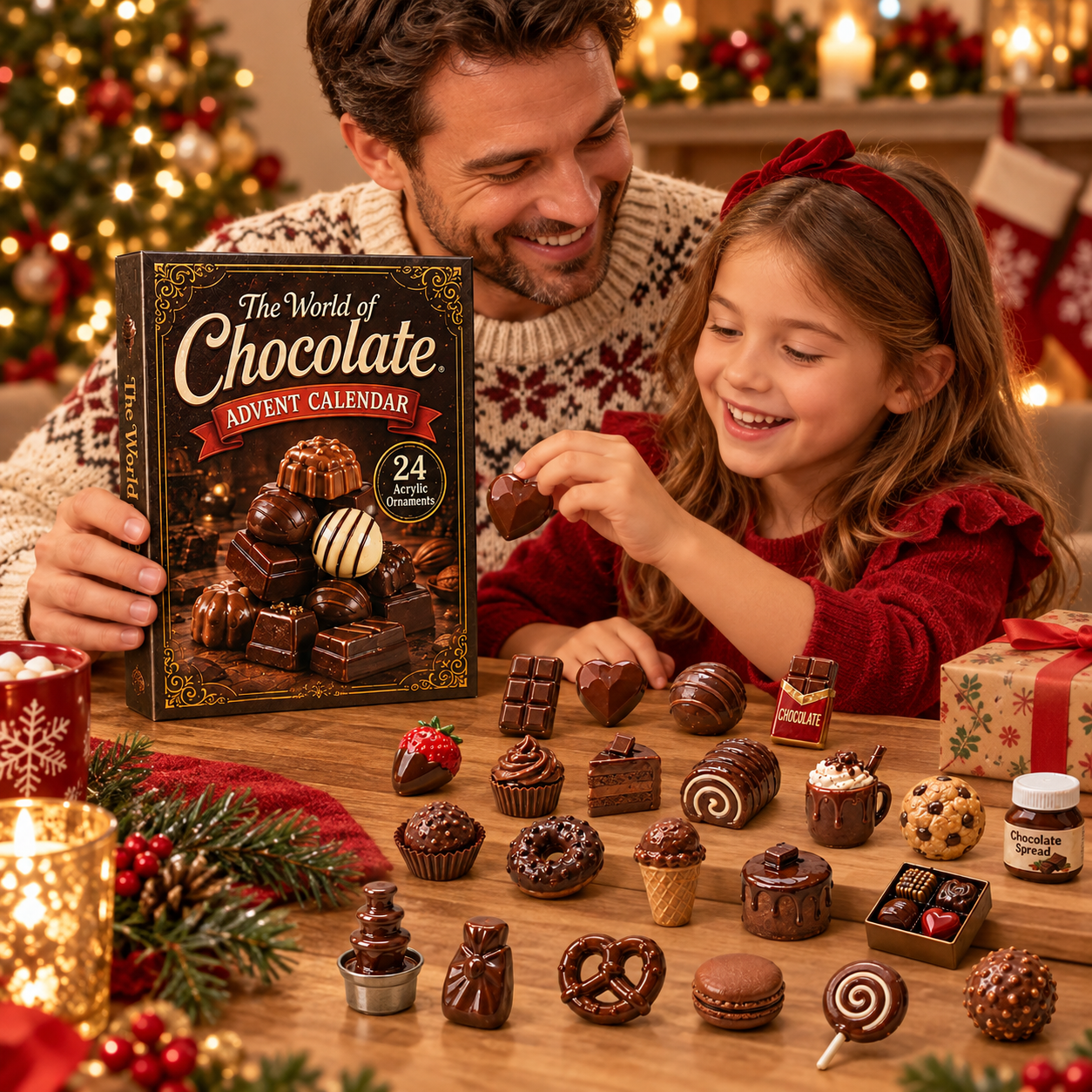 Chocolate advent calendar Christmas gift