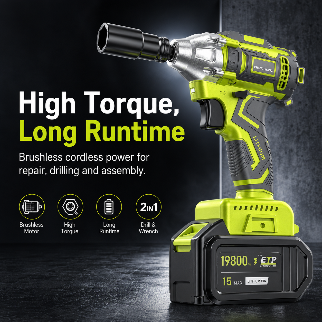 2-in-1 cordless power tool kit