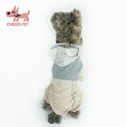 Cheers Pet Full-Coverage Waterproof Dog Raincoat