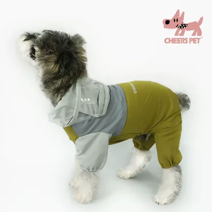 Cheers Pet Full-Coverage Waterproof Dog Raincoat