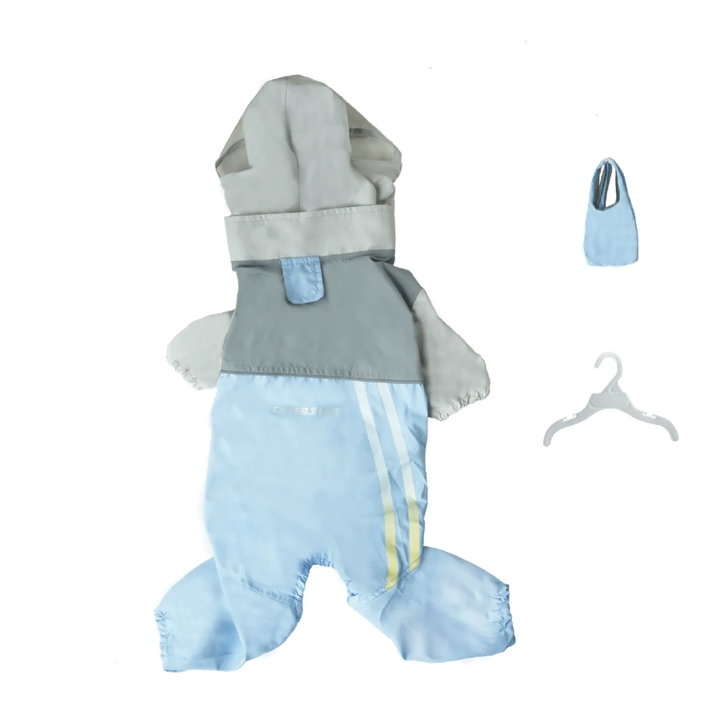 Cheers Pet Full-Coverage Waterproof Dog Raincoat