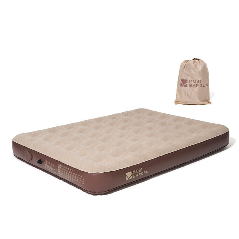 Cloud Sleep Inflatable Air Mattress with Built-in Pump | Luxury Flocked Guest Bed