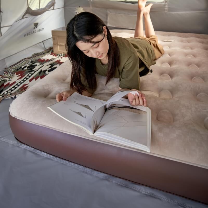 Cloud Sleep Inflatable Bedbuilt-In Pump Flocking 26