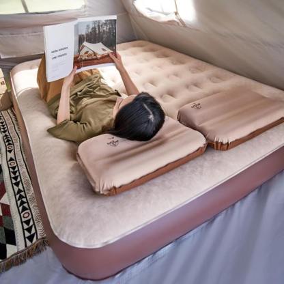 Cloud Sleep Inflatable Bedbuilt-In Pump Flocking 26