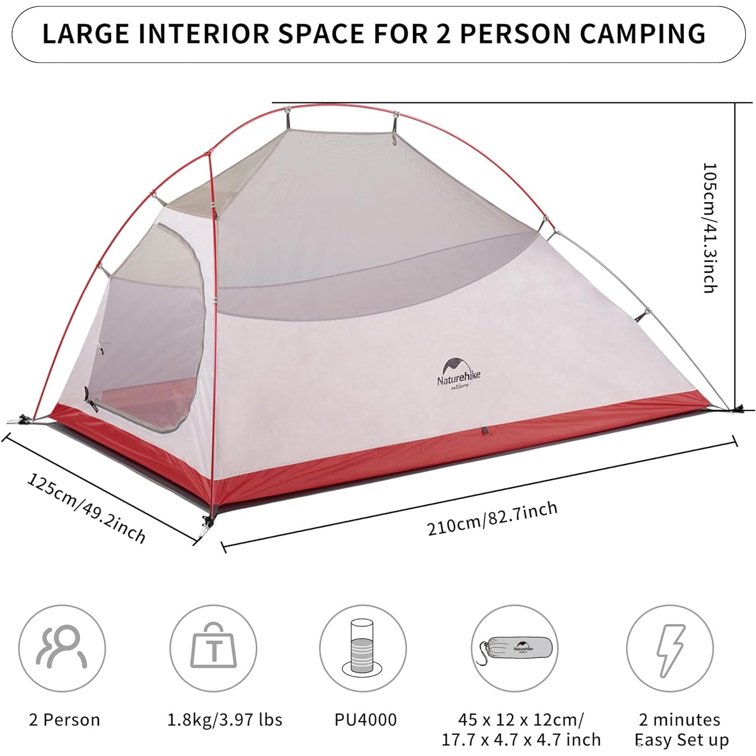 Cloud Up 2 Lightweight Backpacking Tent