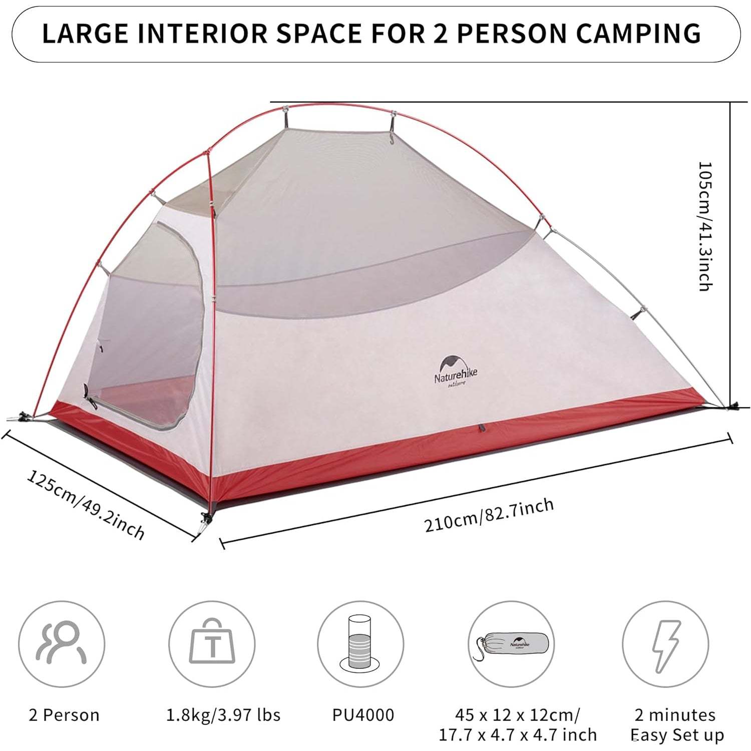 Cloud Up 2 Lightweight Backpacking Tent