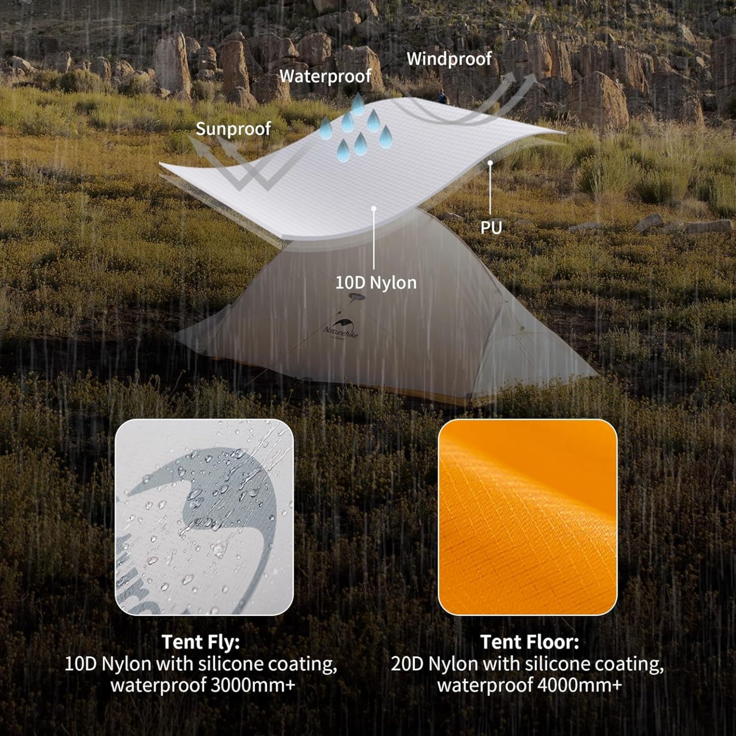 Cloud Wing Ultralight Backpacking Tent