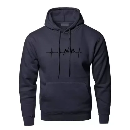 Motorcycle Heartbeat Hoodie