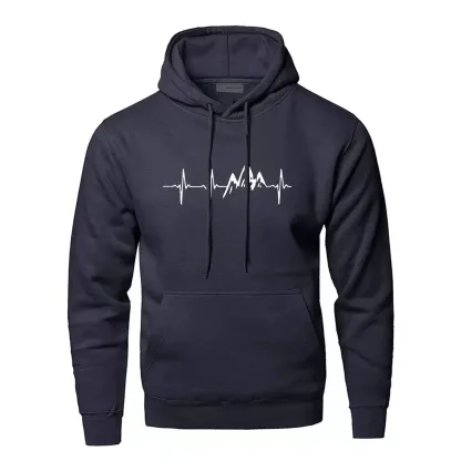 Motorcycle Heartbeat Hoodie