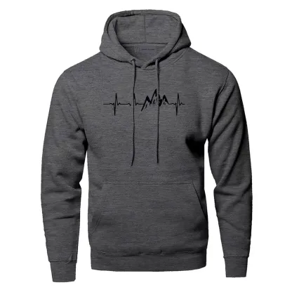 Motorcycle Heartbeat Hoodie
