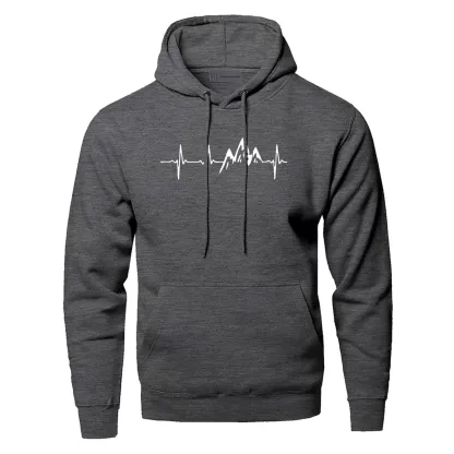 Motorcycle Heartbeat Hoodie