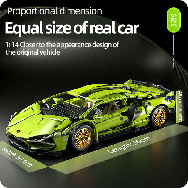 Mechanical Speed Vehicle for Children & Adults – City Racing Car
