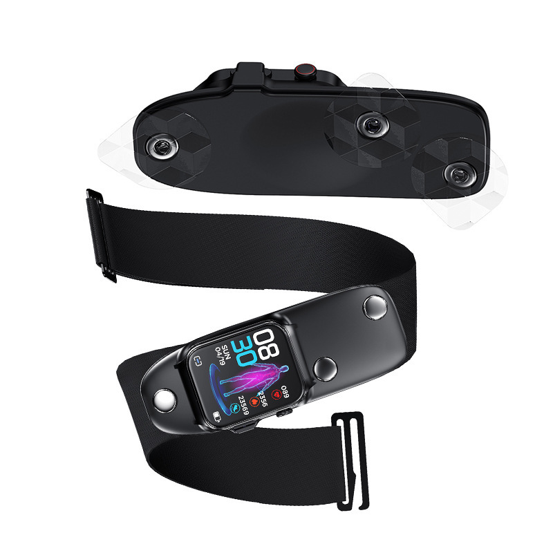 ECG Smart Watch with Blood Pressure Monitor Body Temperature Blood Glucose Heart Rate Blood Oxygen