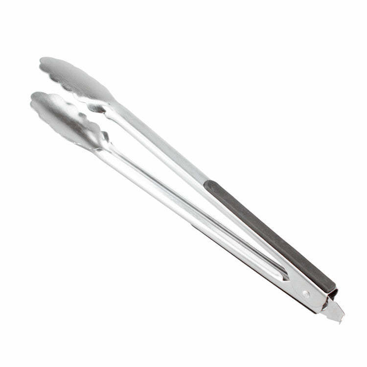 Food Tongs 12" | Stainless Steel Arms & Scalloped Tips | Dalstrong ©