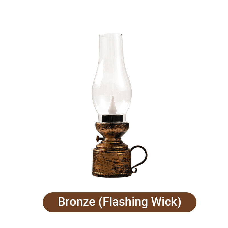 Led Vintage Kerosene Lamp, Electronic Swinging Candle