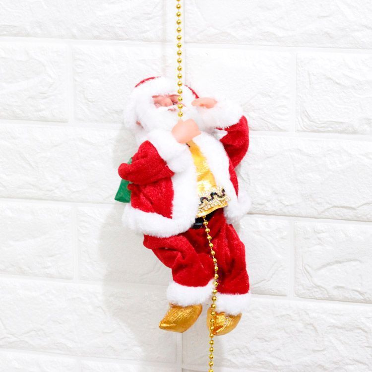Climbing Santa