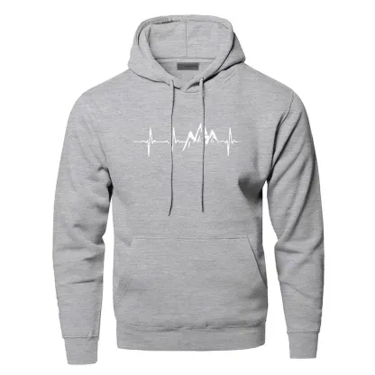 Motorcycle Heartbeat Hoodie