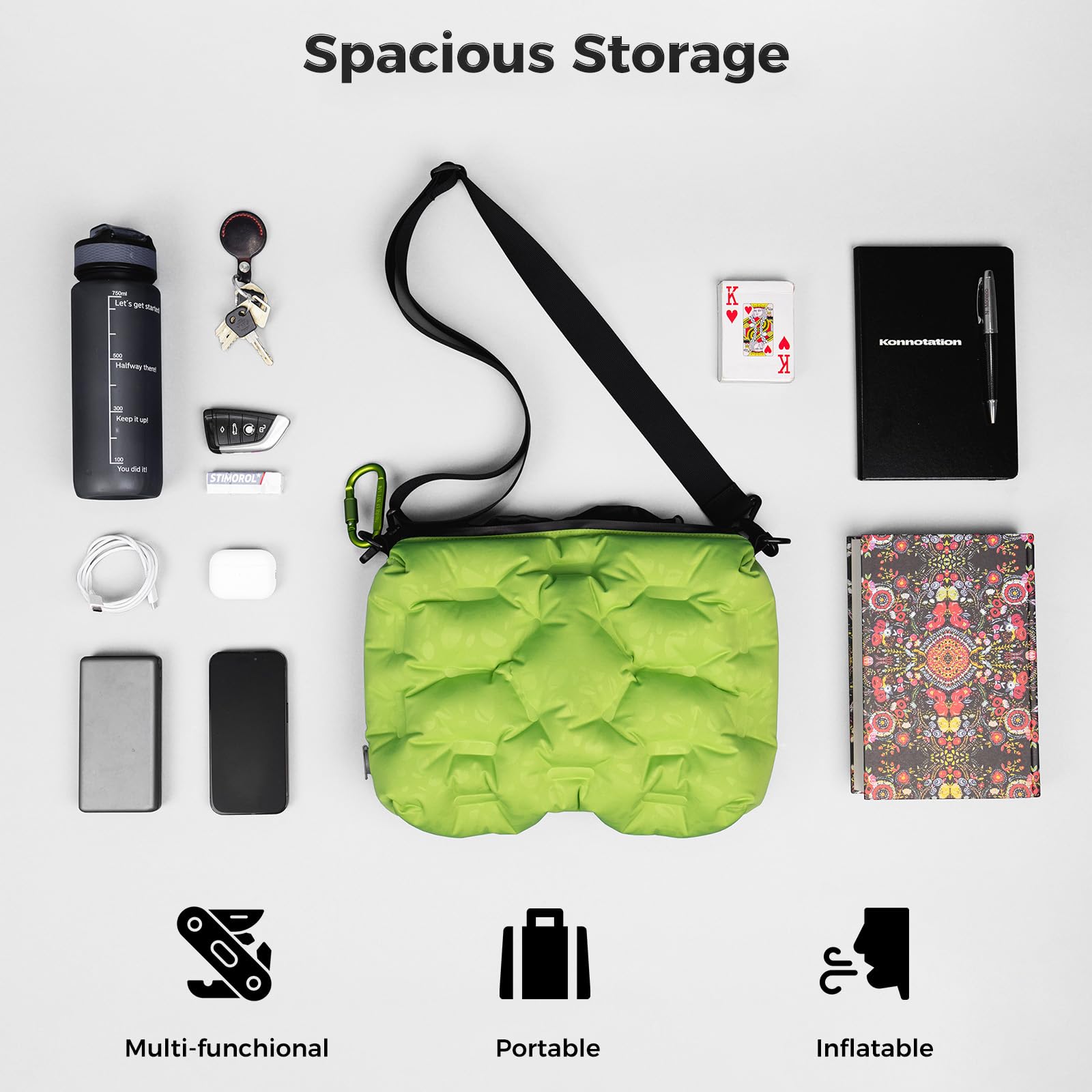 ATEPA Cloud AirBag 4-in-1 Inflatable Messenger Bag