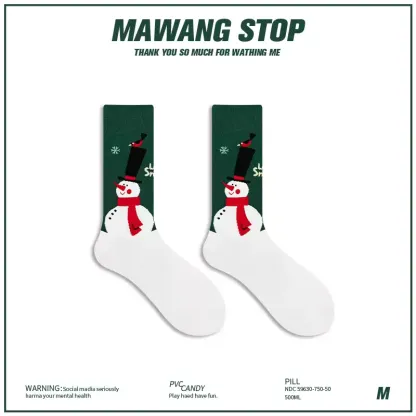 Snowflake Holiday Giftable Crew Socks