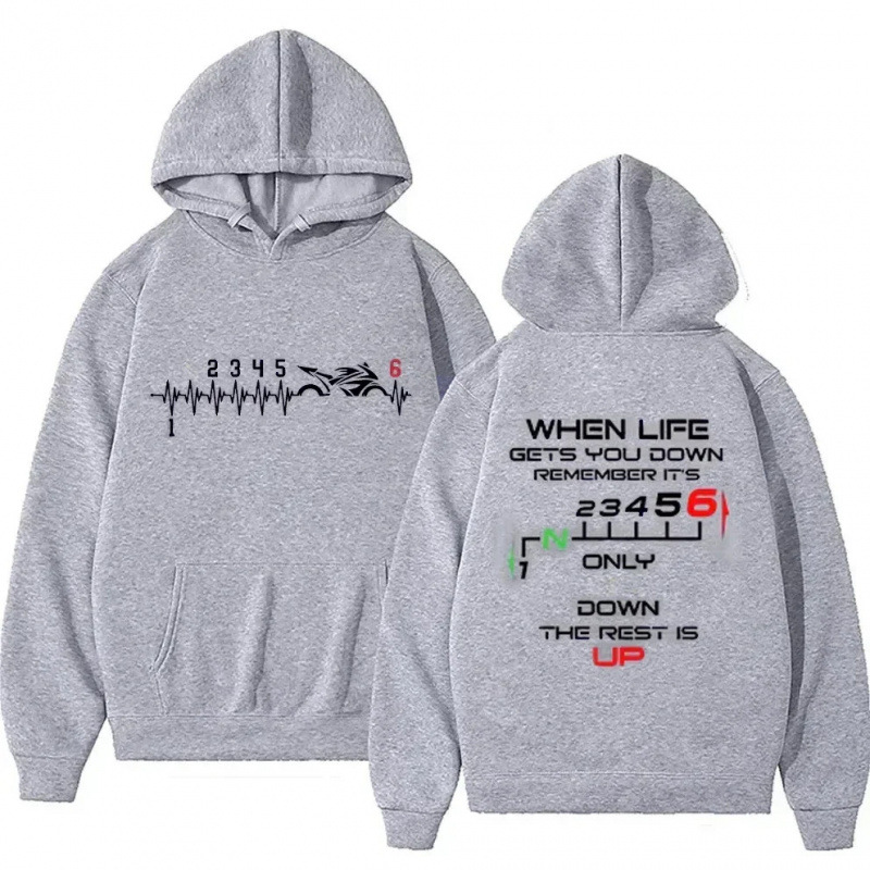 Motorcycle Shift Pattern Hoodie