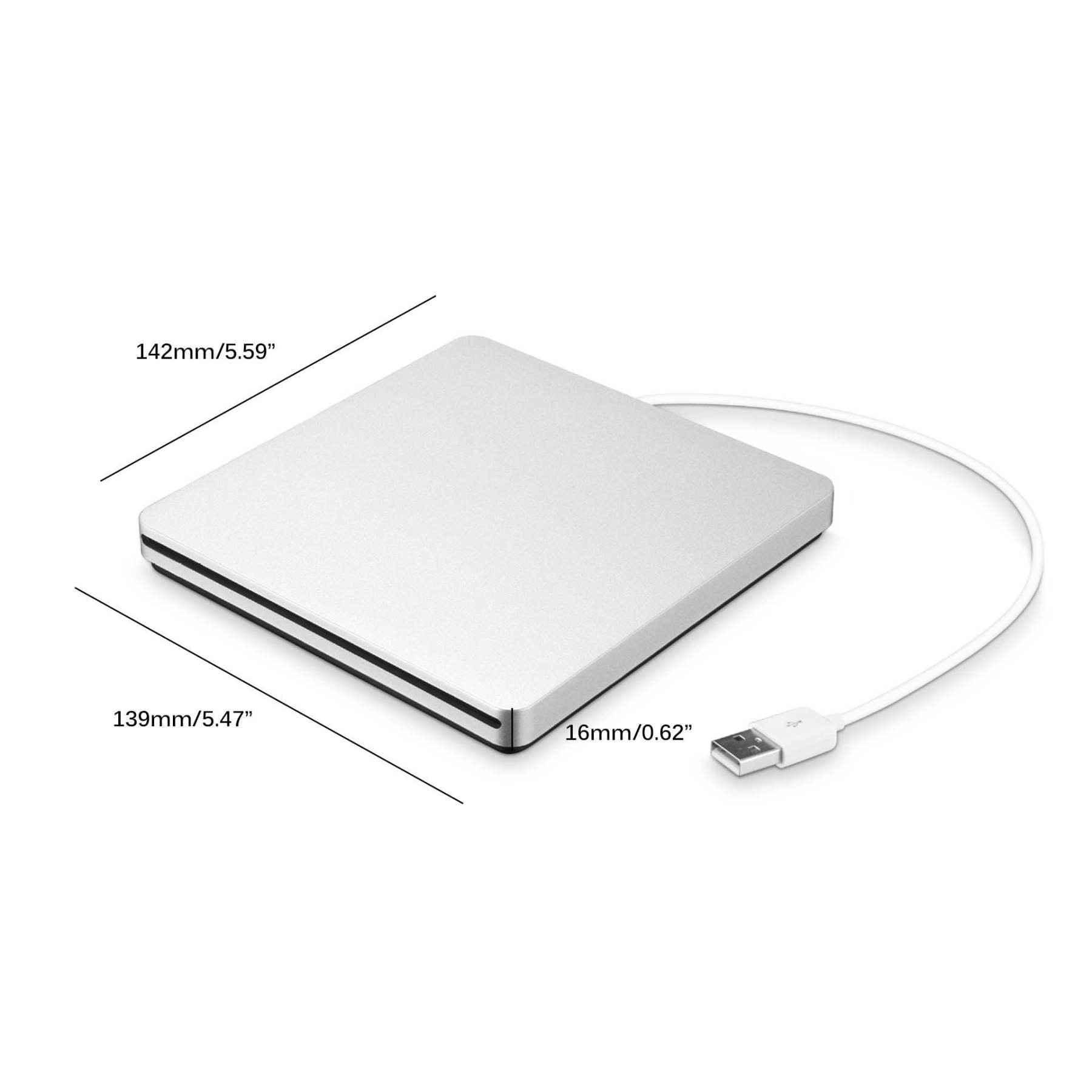 External DVD Recorder for Optical Drives Portable for MacBook Air