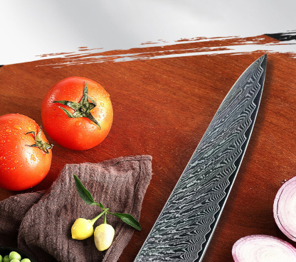 Hanikamu VG10 Damascus Chef Knife Set