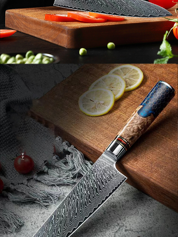 Hanikamu VG10 Damascus Chef Knife Set
